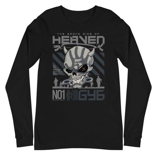 MERCHMOMENT Five Finger Death Punch - Wrong Side of Heaven Long Sleeve T-Shirt [Apparel] - Rock Band Apparel