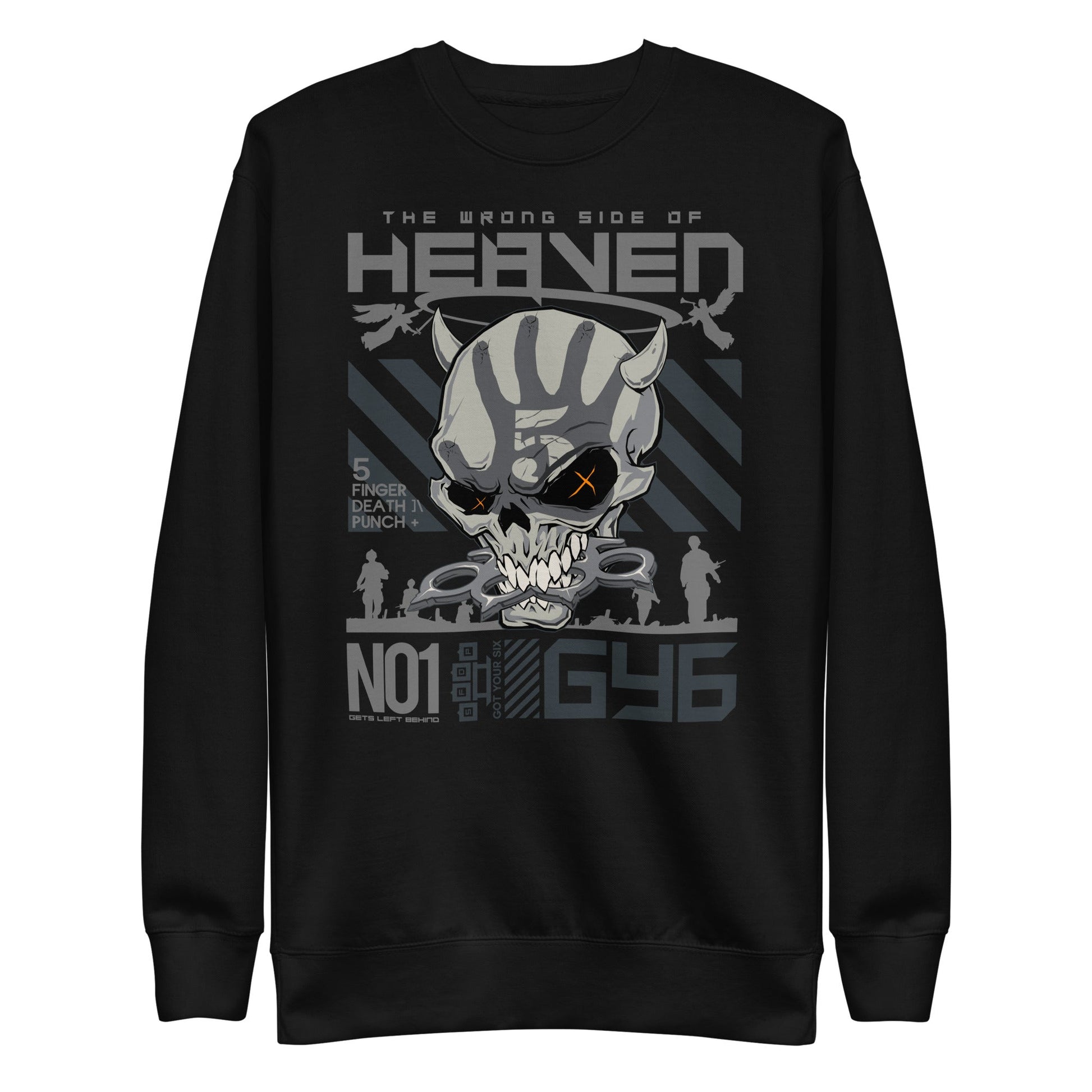 MerchMoment Five Finger Death Punch - Wrong Side of Heaven Sweatshirt [Apparel] Black