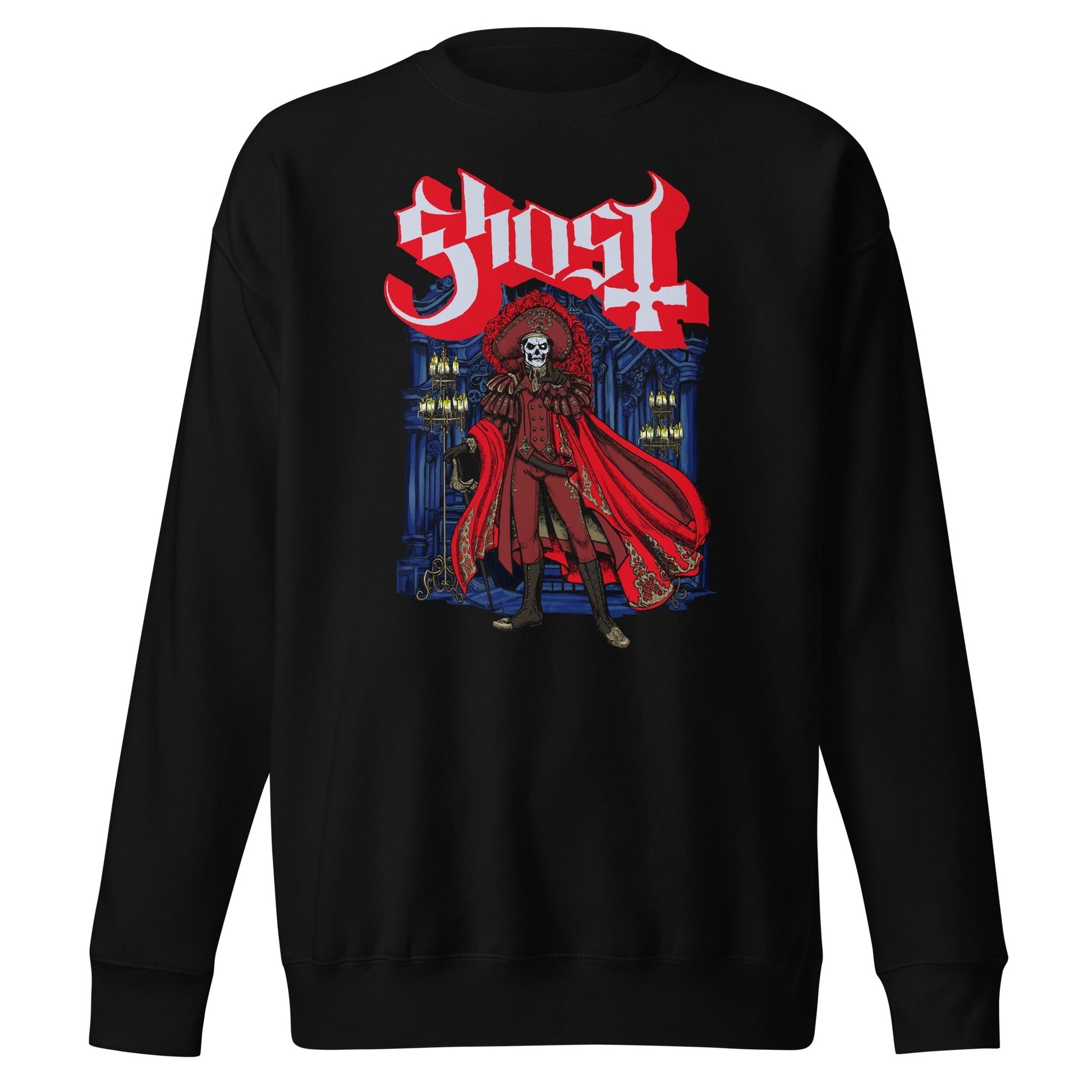 MerchMoment Ghost - Billowing Cape Sweatshirt [Apparel] Black