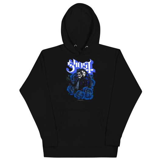 MERCHMOMENT Ghost - Blue Roses Hoodie [Apparel] - Rock Band Apparel