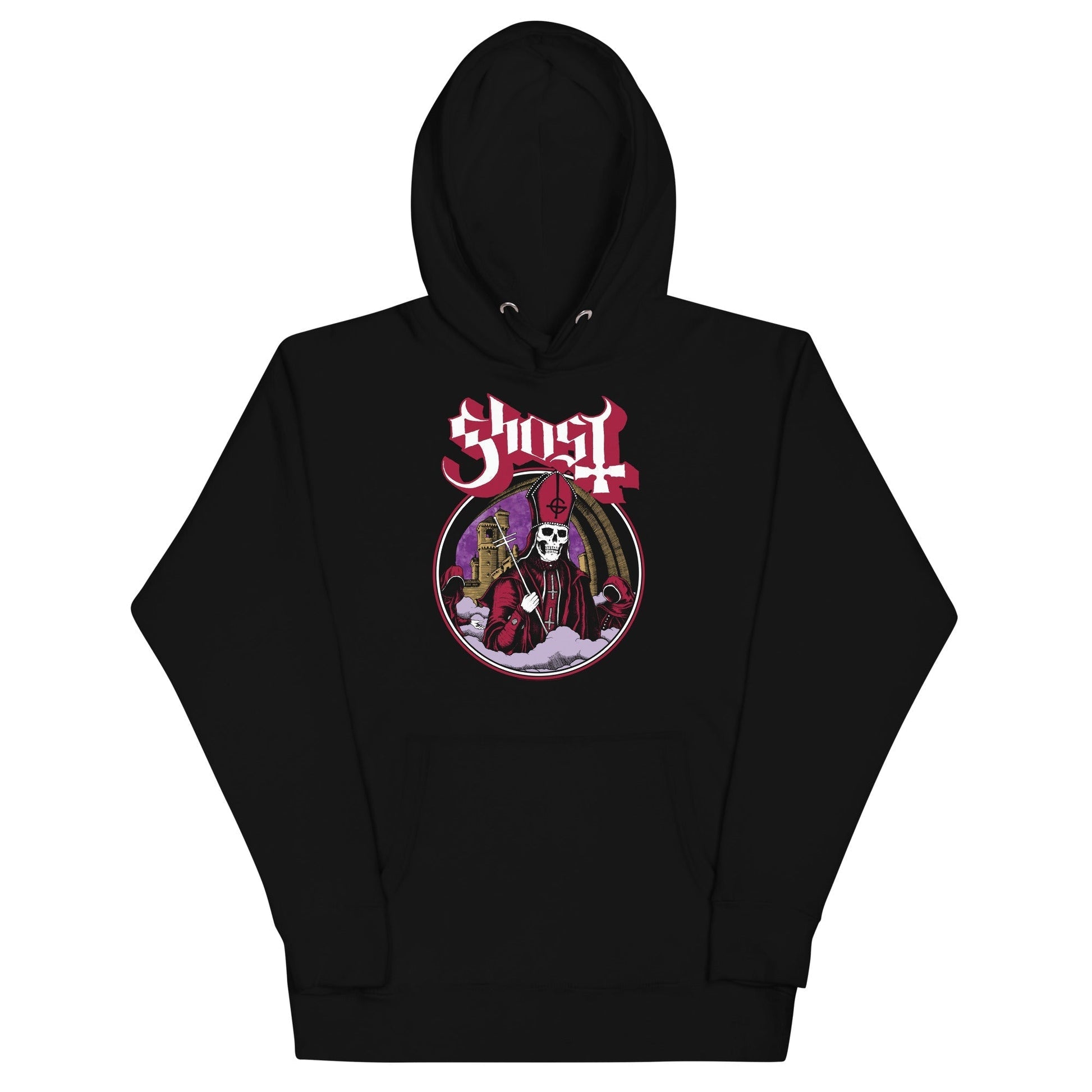MerchMoment Ghost - Carrying Cross Hoodie [Apparel] Black