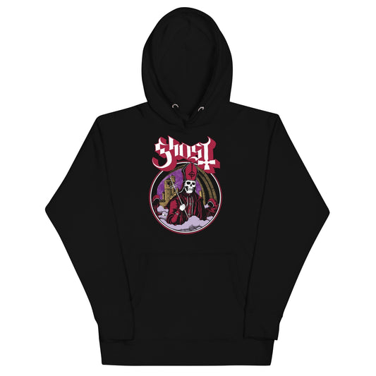 MerchMoment Ghost - Carrying Cross Hoodie [Apparel] Black