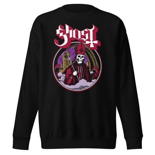 MERCHMOMENT Ghost - Carrying Cross Sweatshirt [Apparel] - Rock Band Apparel