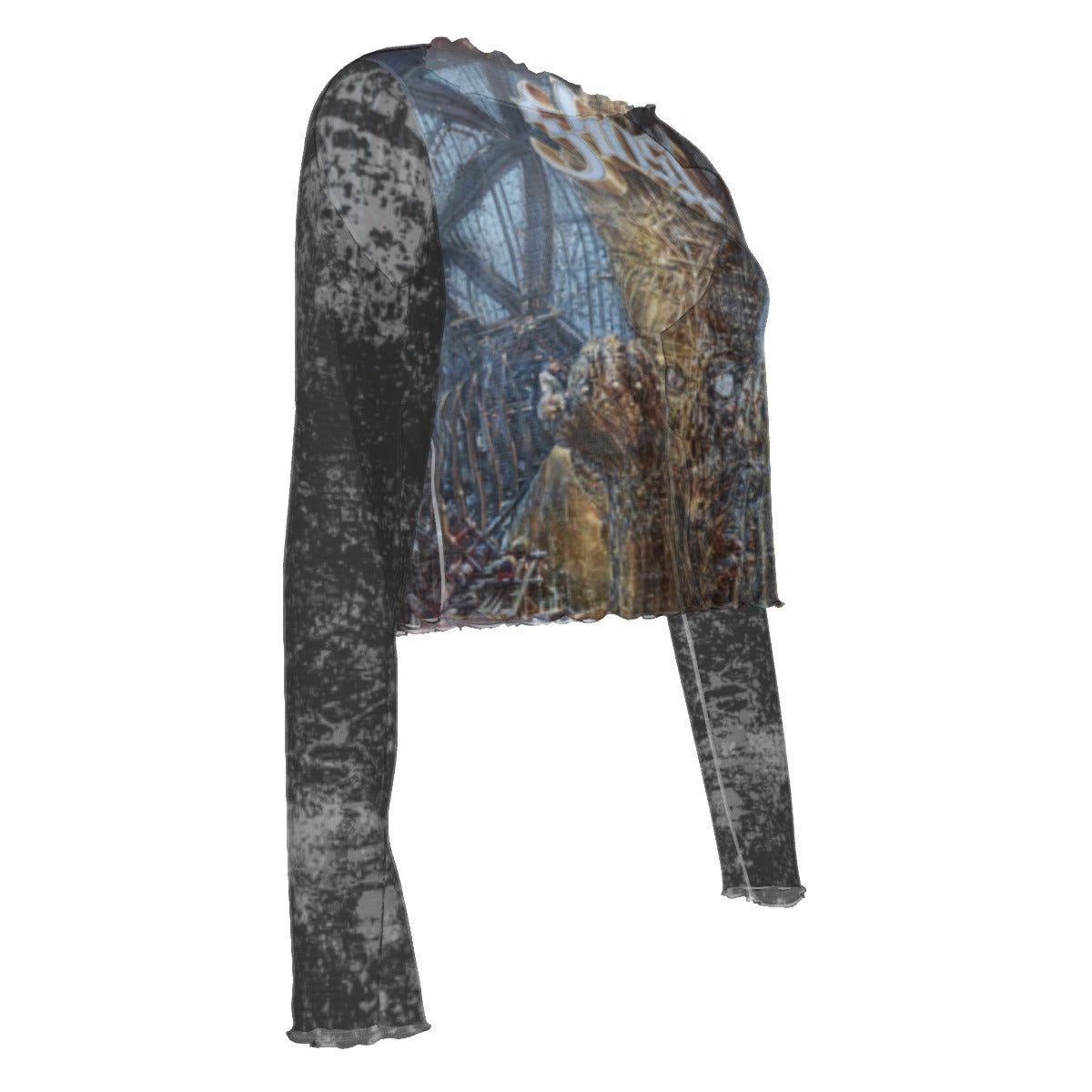 MERCHMOMENT Ghost Chapel Women's Mesh Top [Apparel] - Rock Band Apparel