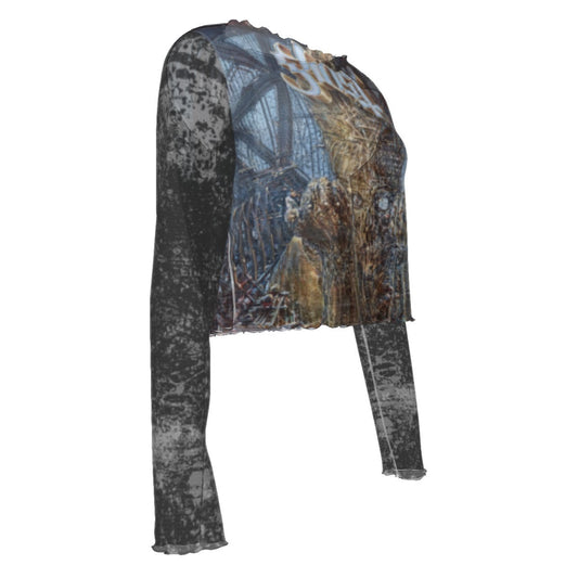 MERCHMOMENT Ghost Chapel Women's Mesh Top [Apparel] - Rock Band Apparel