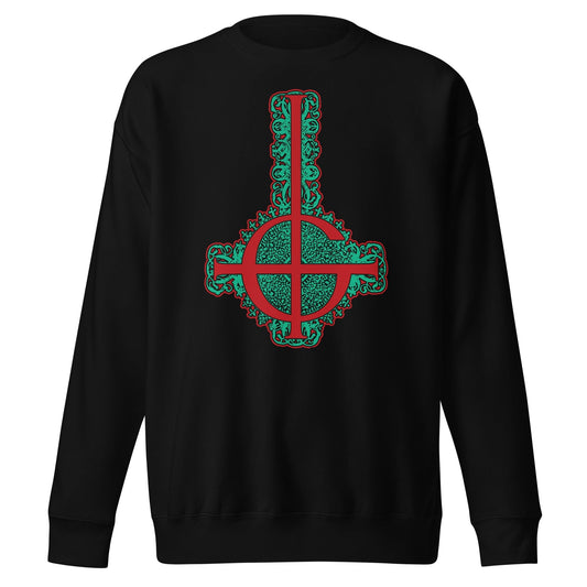 MerchMoment Ghost - Cross Sweatshirt [Apparel] Black