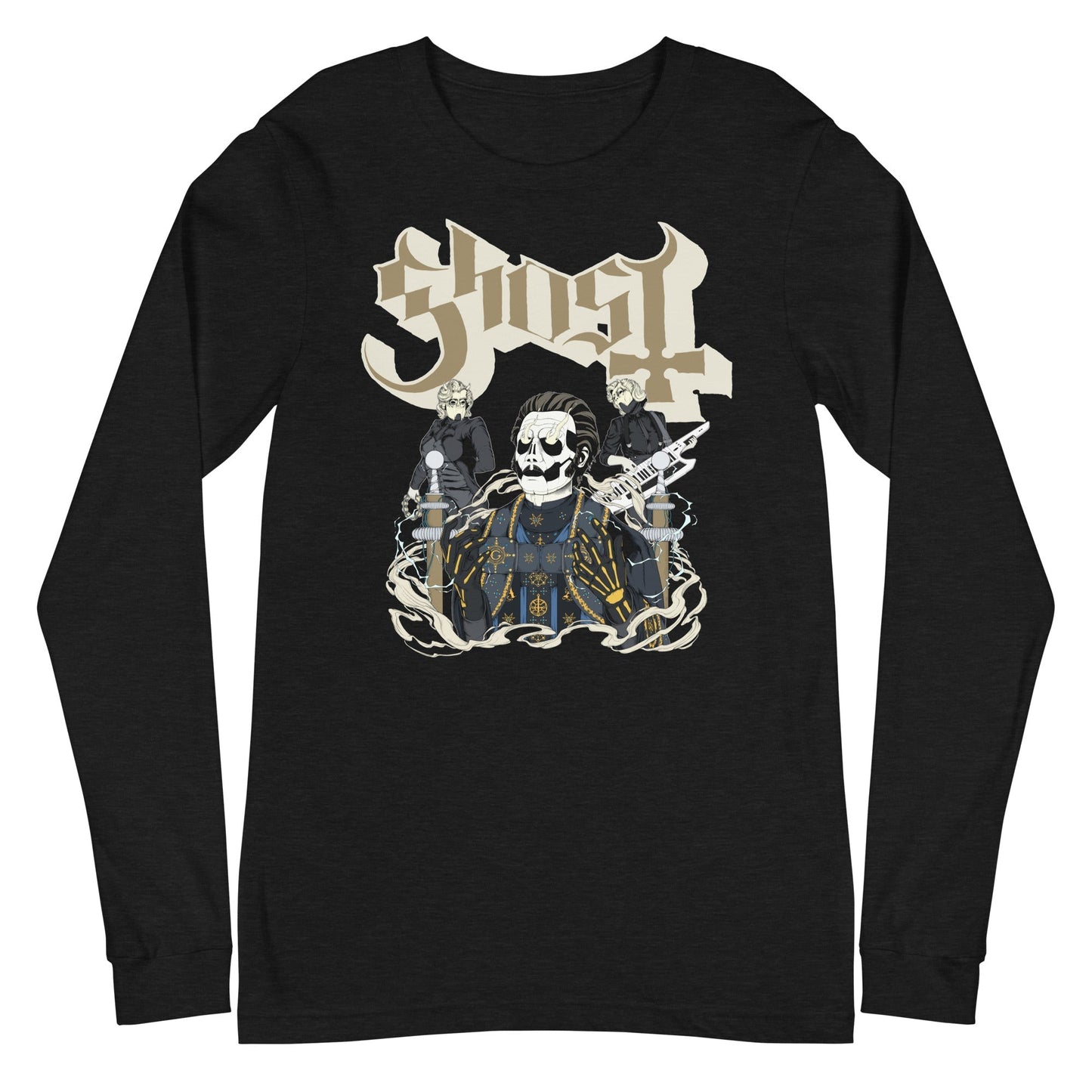MERCHMOMENT Ghost - Electric Daisy Long Sleeve T-Shirt [Apparel] - Rock Band Apparel