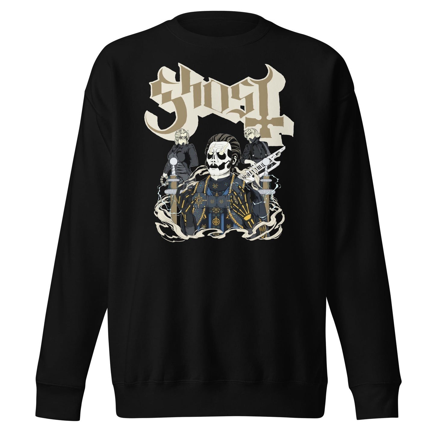 MerchMoment Ghost - Electric Daisy Sweatshirt [Apparel] Black