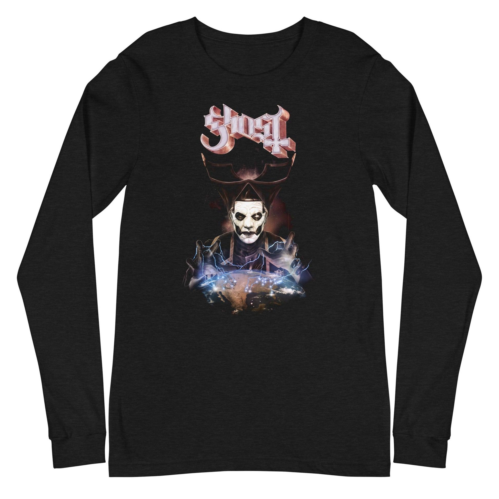 MerchMoment Ghost - Electricity Long Sleeve T-Shirt [Apparel] Black