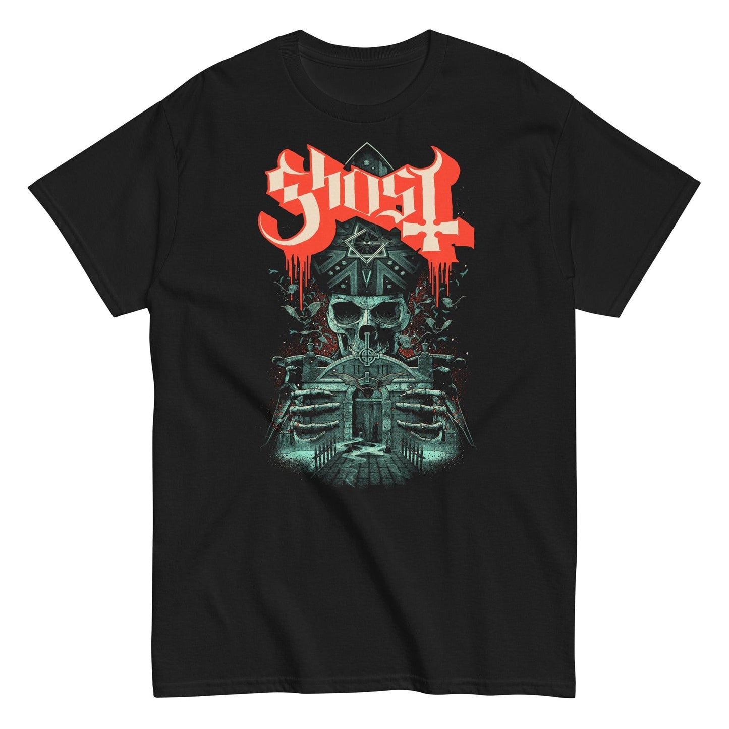 MerchMoment Ghost - Enter Alone T-Shirt [Apparel] Black