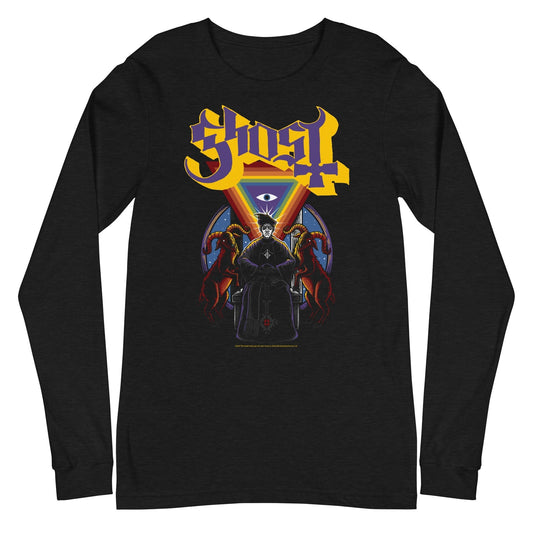 MerchMoment Ghost - Eye of Providence Long Sleeve T-Shirt [Apparel] Black
