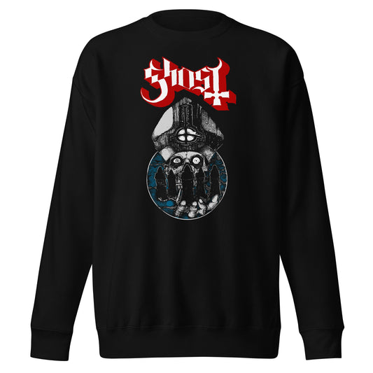 MerchMoment Ghost - Eyes Only Sweatshirt [Apparel] Black