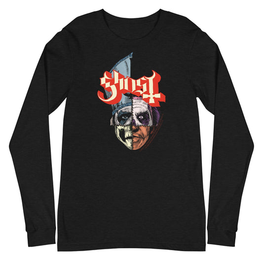 MerchMoment Ghost - Four Corners Long Sleeve T-Shirt [Apparel] Black