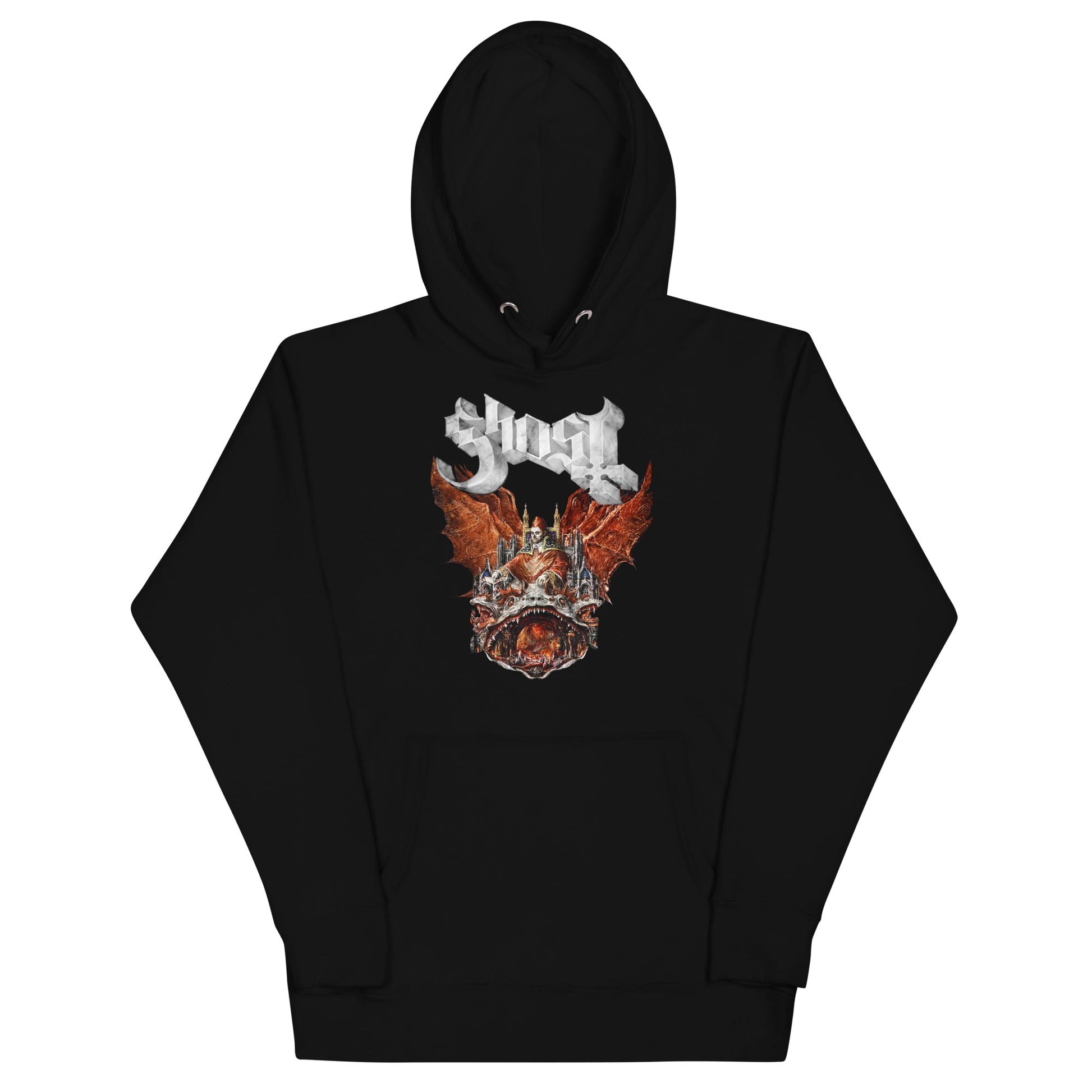 MerchMoment Ghost - Gilded Logo Hoodie [Apparel] Black