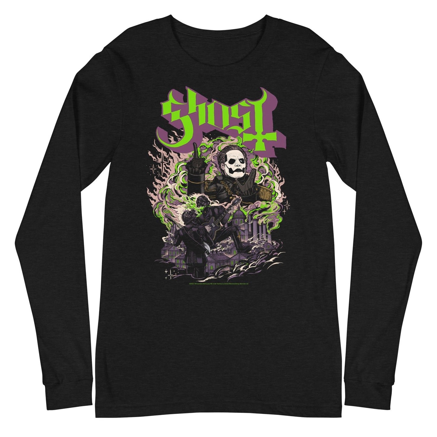 MERCHMOMENT Ghost - Graveyard Long Sleeve T-Shirt [Apparel] - Rock Band Apparel