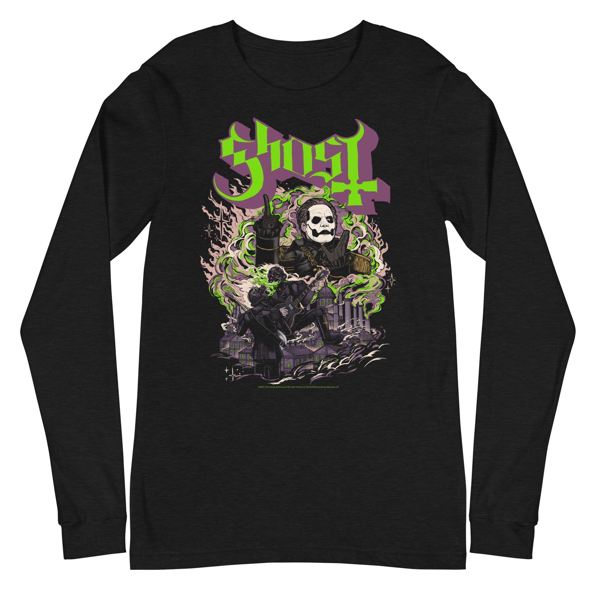 MERCHMOMENT Ghost - Graveyard Long Sleeve T-Shirt [Apparel] - Rock Band Apparel