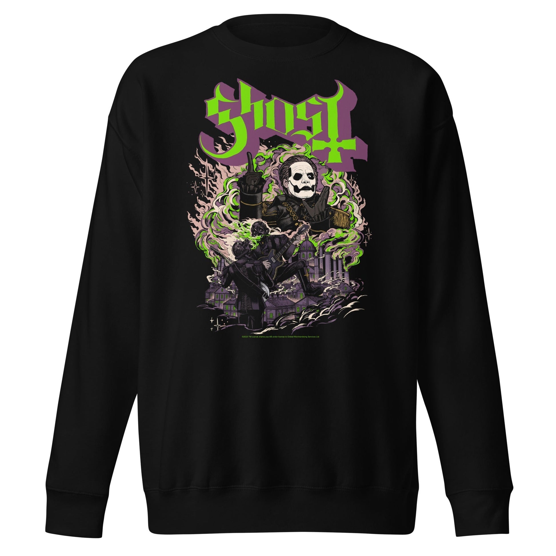 MerchMoment Ghost - Graveyard Sweatshirt [Apparel] Black