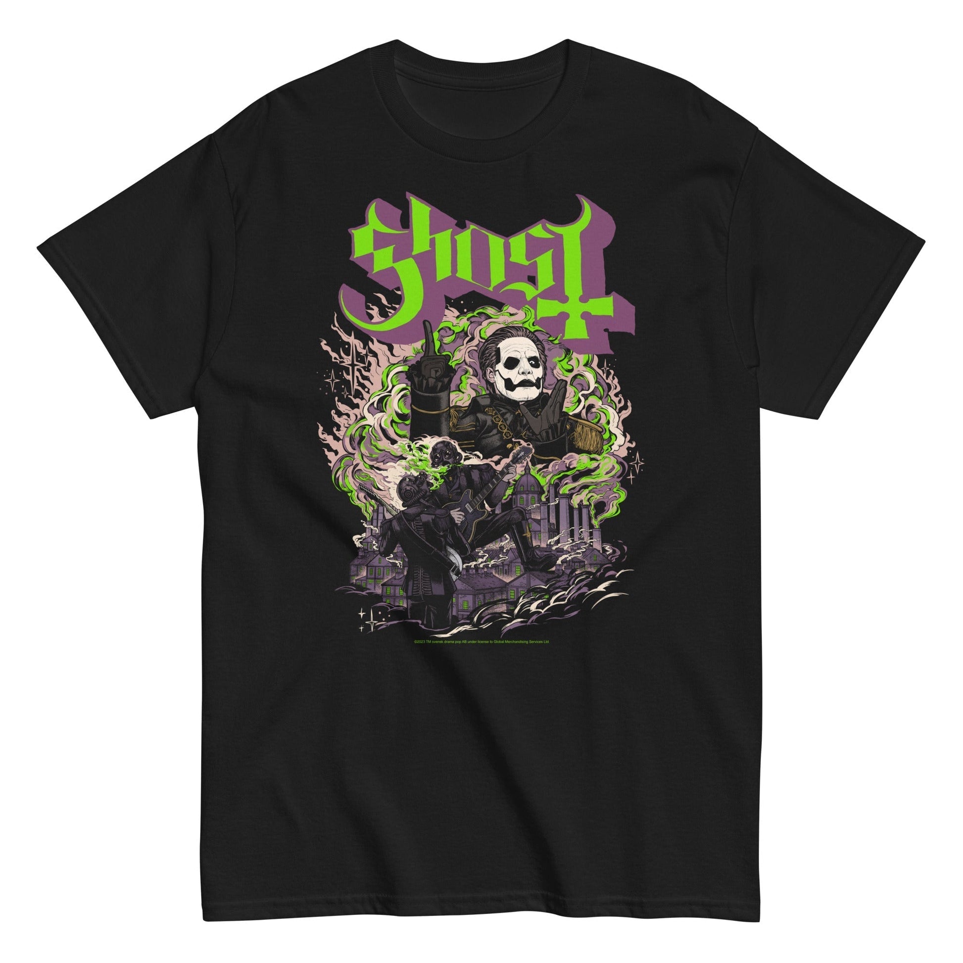MerchMoment Ghost - Graveyard T-Shirt [Apparel] Black