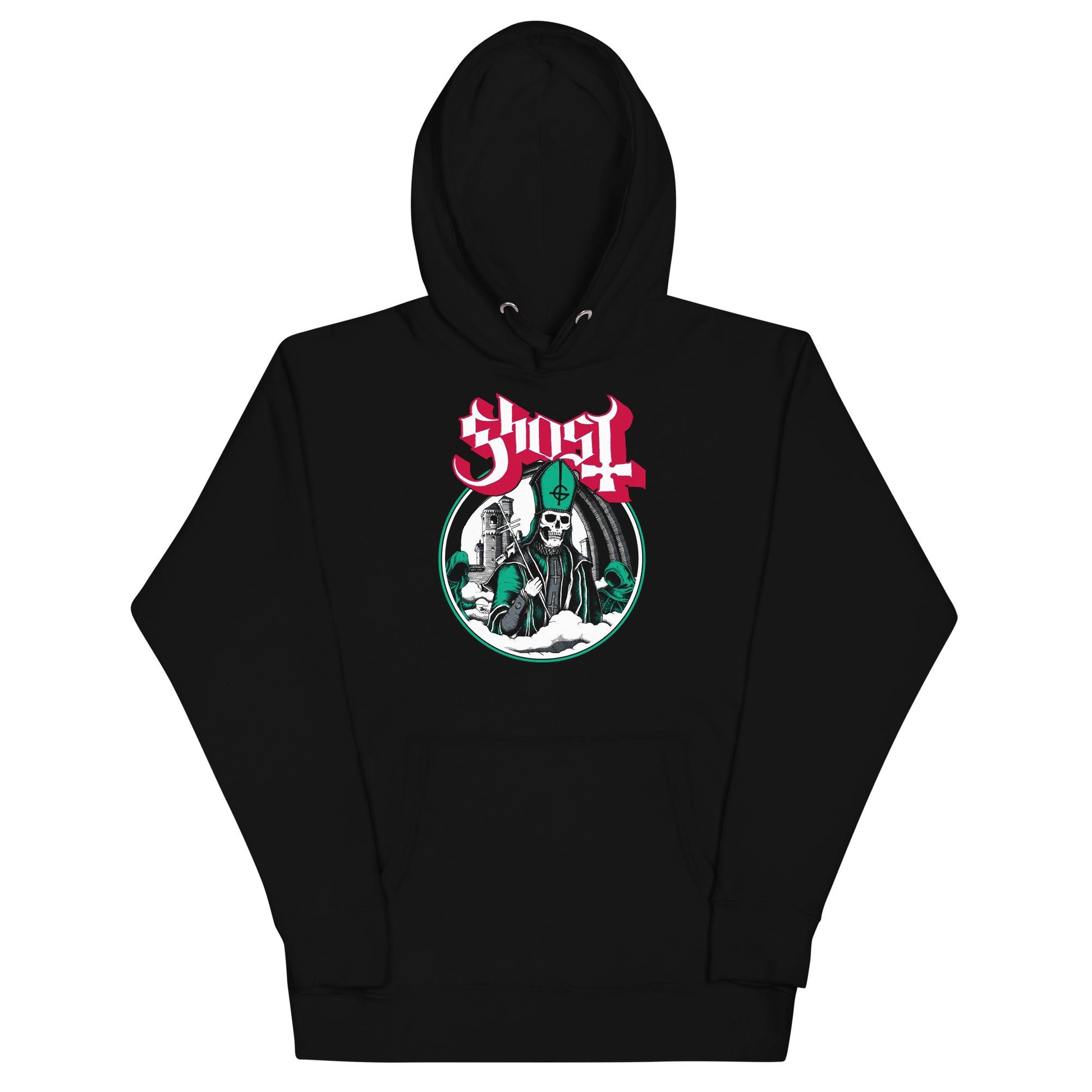 MerchMoment Ghost - Green With Envy Hoodie [Apparel] Black
