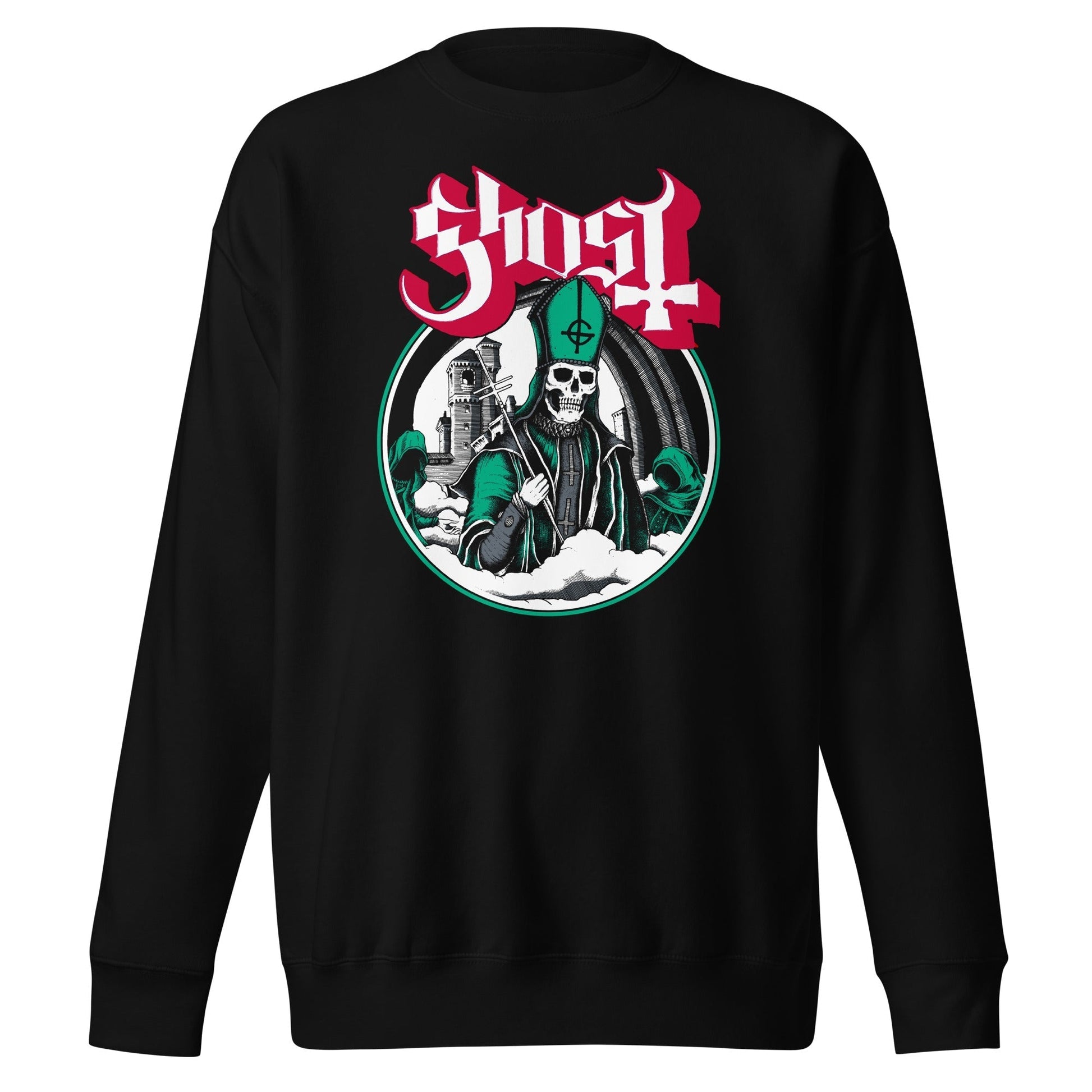 MERCHMOMENT Ghost - Green With Envy Sweatshirt [Apparel] - Rock Band Apparel