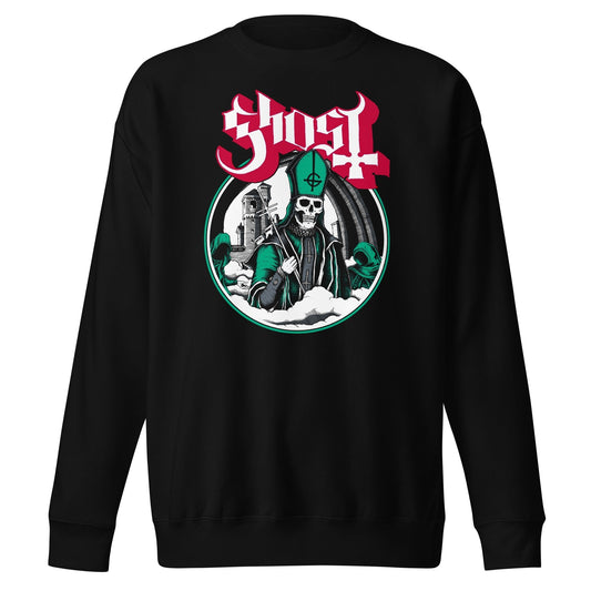 MERCHMOMENT Ghost - Green With Envy Sweatshirt [Apparel] - Rock Band Apparel