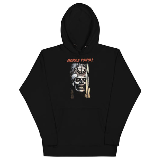 MERCHMOMENT Ghost - Here's Papa Hoodie [Apparel] - Rock Band Apparel