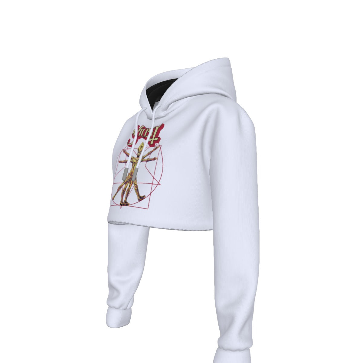 MERCHMOMENT Ghost In the Machine Women's Cropped Hoodie [Apparel] - Rock Band Apparel