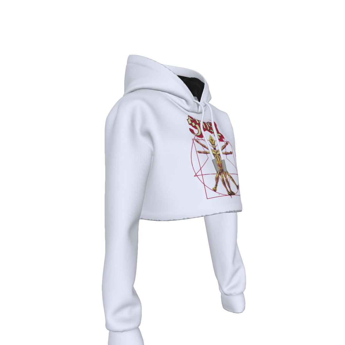 MERCHMOMENT Ghost In the Machine Women's Cropped Hoodie [Apparel] - Rock Band Apparel
