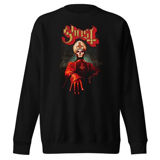 MerchMoment Ghost - Kiss the Ring Sweatshirt [Apparel] Black