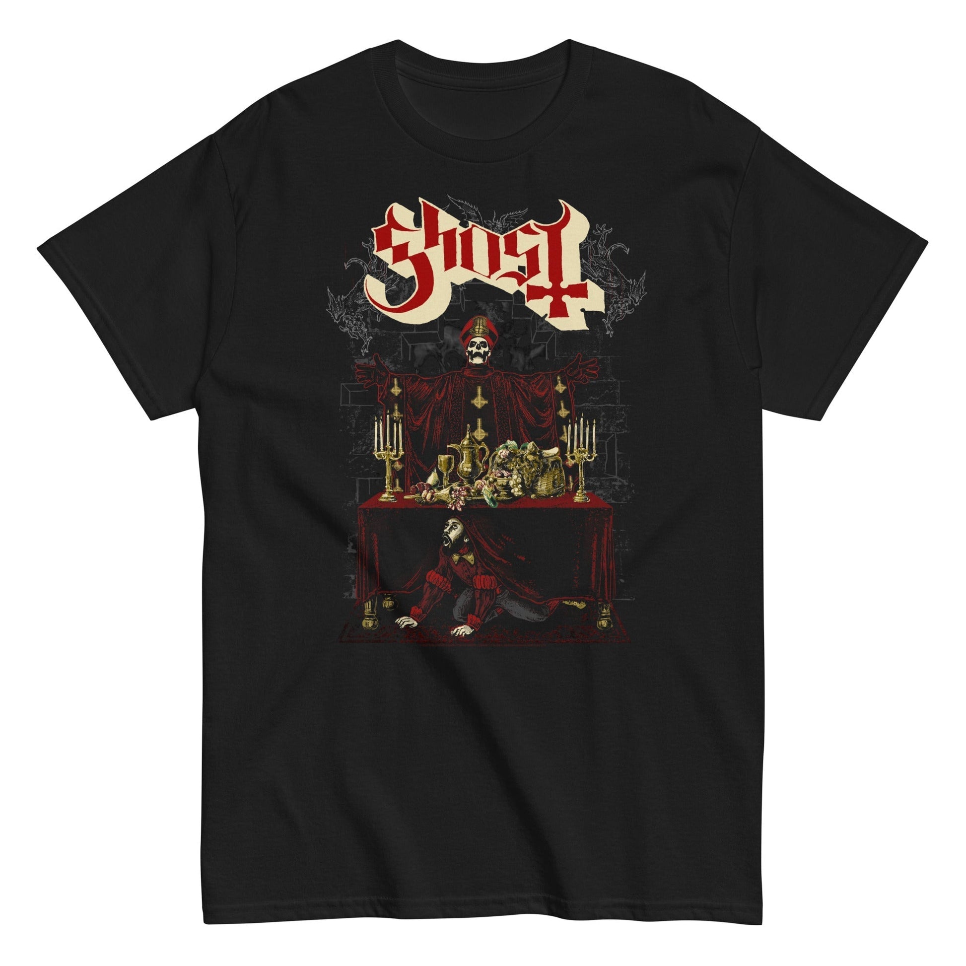 MerchMoment Ghost - Last Supper T-Shirt [Apparel] Black