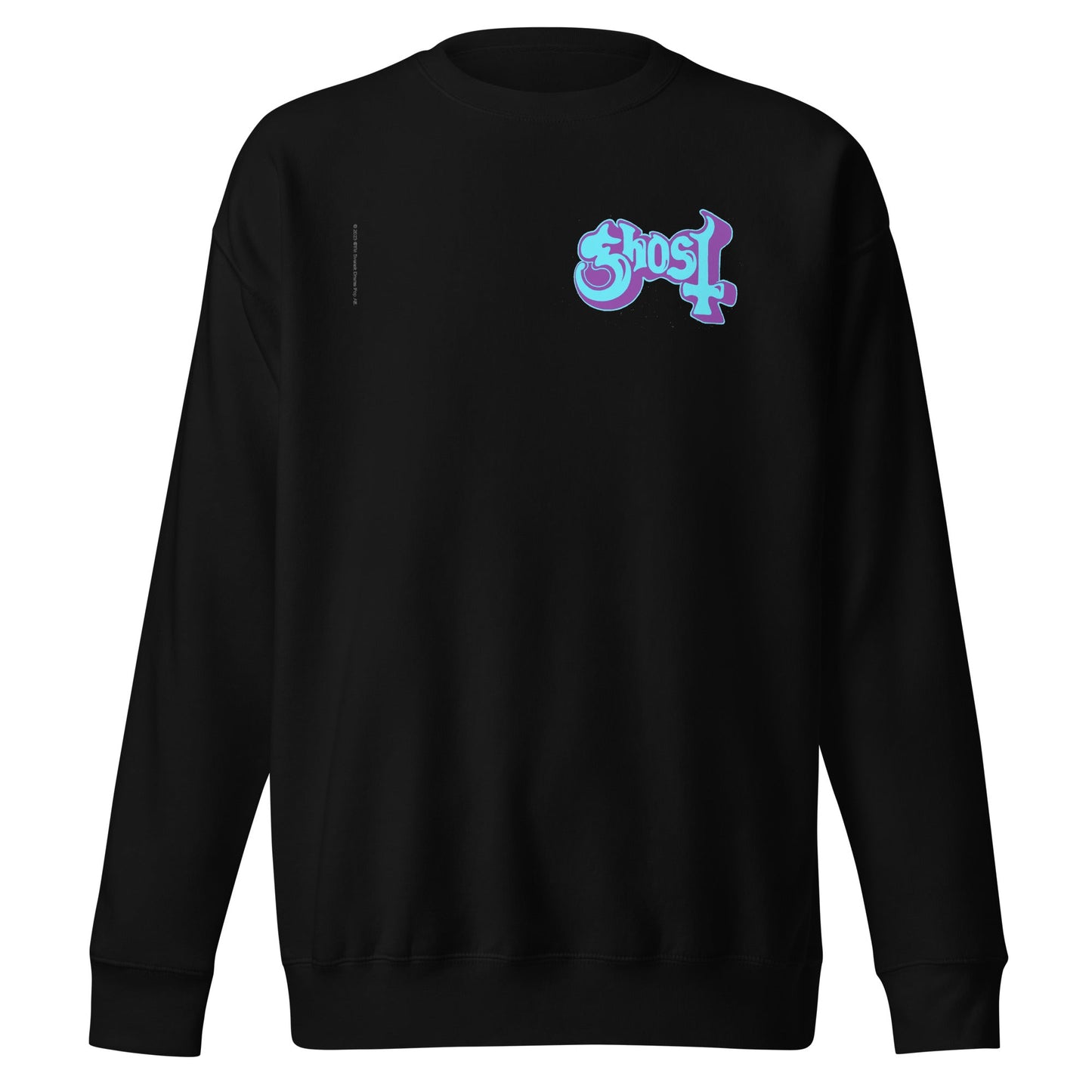 MerchMoment Ghost - Left Chest Logo Sweatshirt [Apparel] Black
