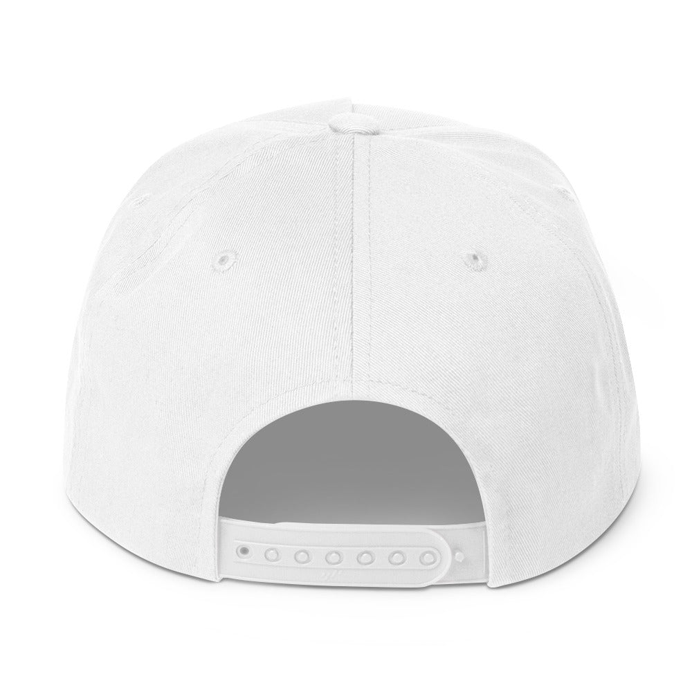 MerchMoment Ghost Logo Embroidered Snapback Hat []