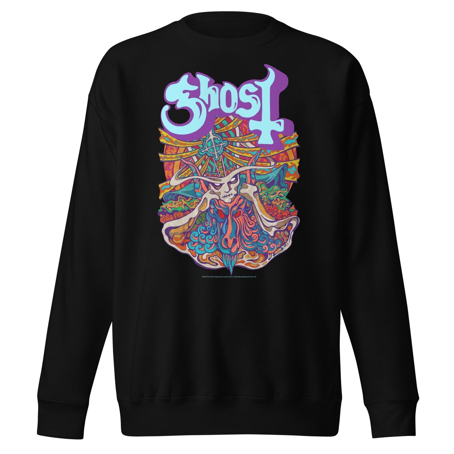 MerchMoment Ghost - Neon Blur Sweatshirt [Apparel] Black