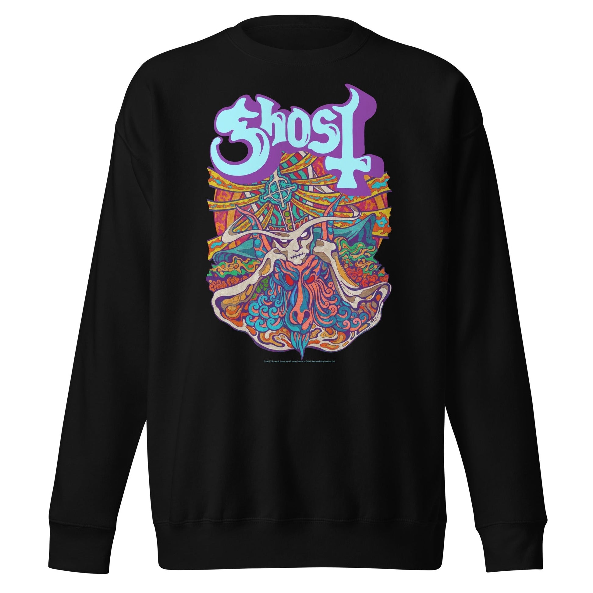 MerchMoment Ghost - Neon Blur Sweatshirt [Apparel] Black