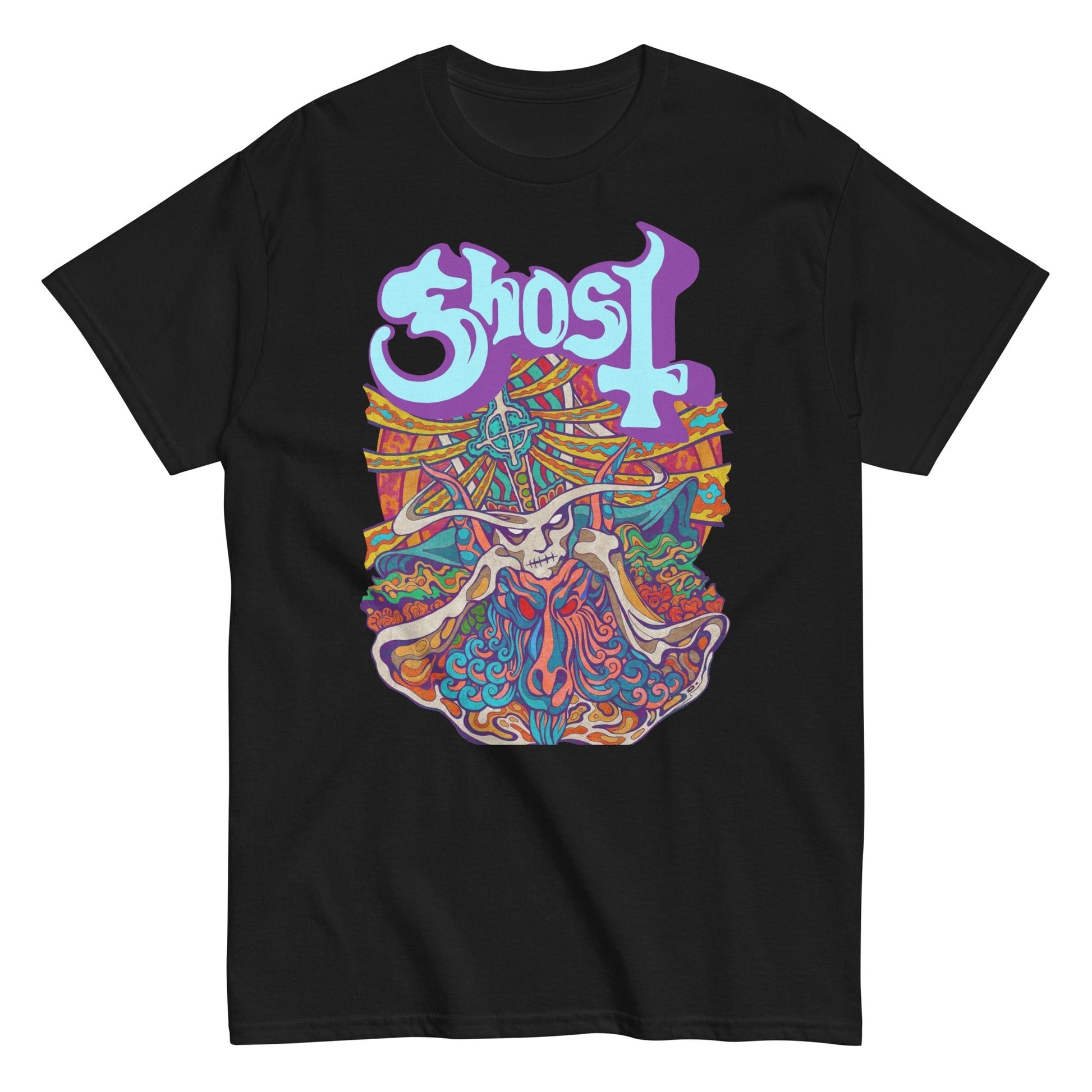 MERCHMOMENT Ghost - Neon Blur T-Shirt [Apparel] - Rock Band Apparel