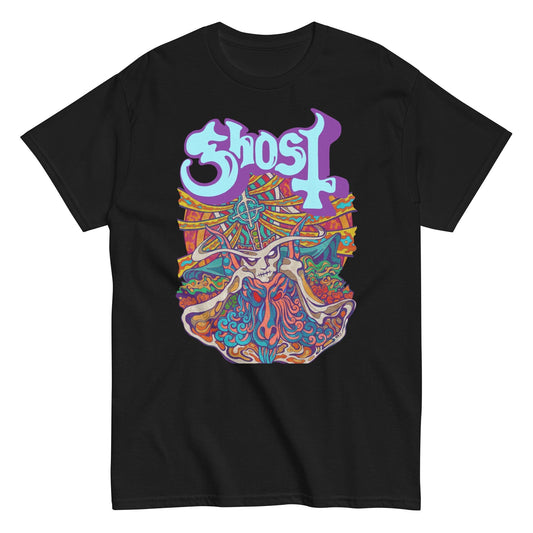 MERCHMOMENT Ghost - Neon Blur T-Shirt [Apparel] - Rock Band Apparel