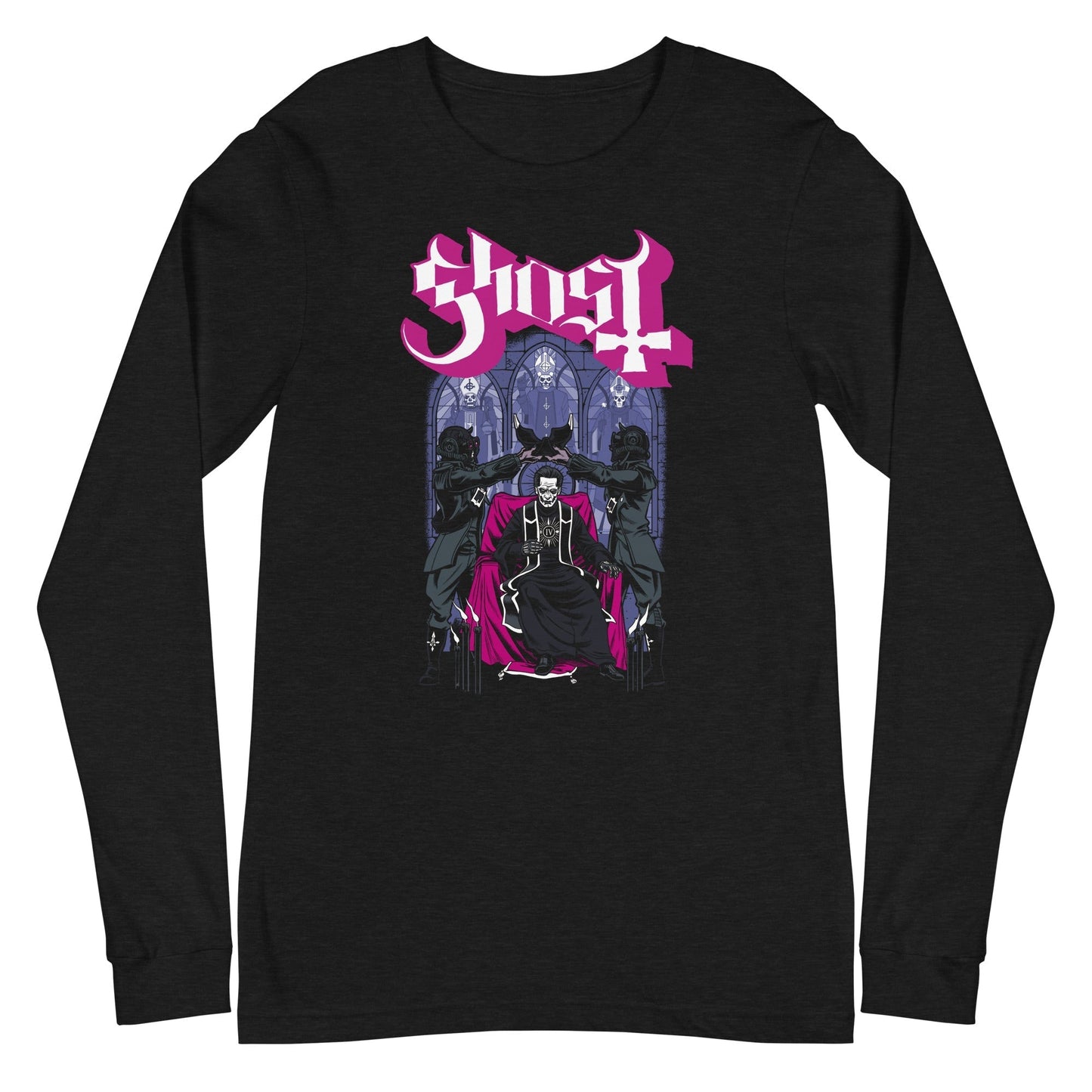 MERCHMOMENT Ghost - Pray for Us Long Sleeve T-Shirt [Apparel] - Rock Band Apparel