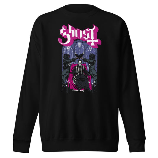 MERCHMOMENT Ghost - Pray for Us Sweatshirt [Apparel] - Rock Band Apparel