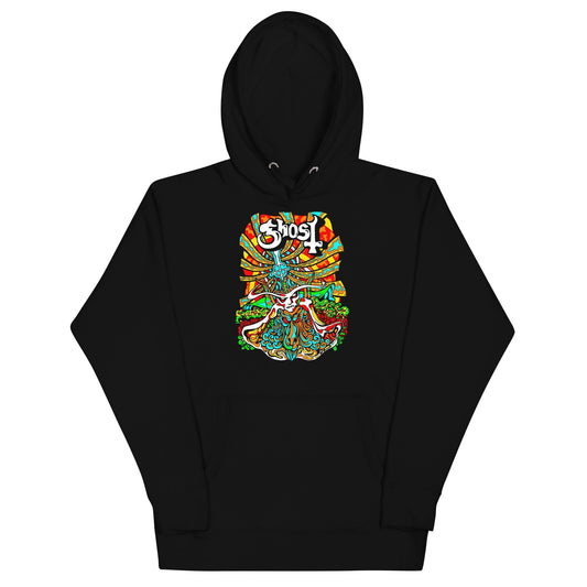 MERCHMOMENT Ghost - Psychedelic Hoodie [Apparel] - Rock Band Apparel