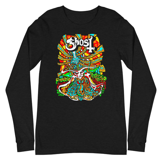 MERCHMOMENT Ghost - Psychedelic Long Sleeve T-Shirt [Apparel] - Rock Band Apparel
