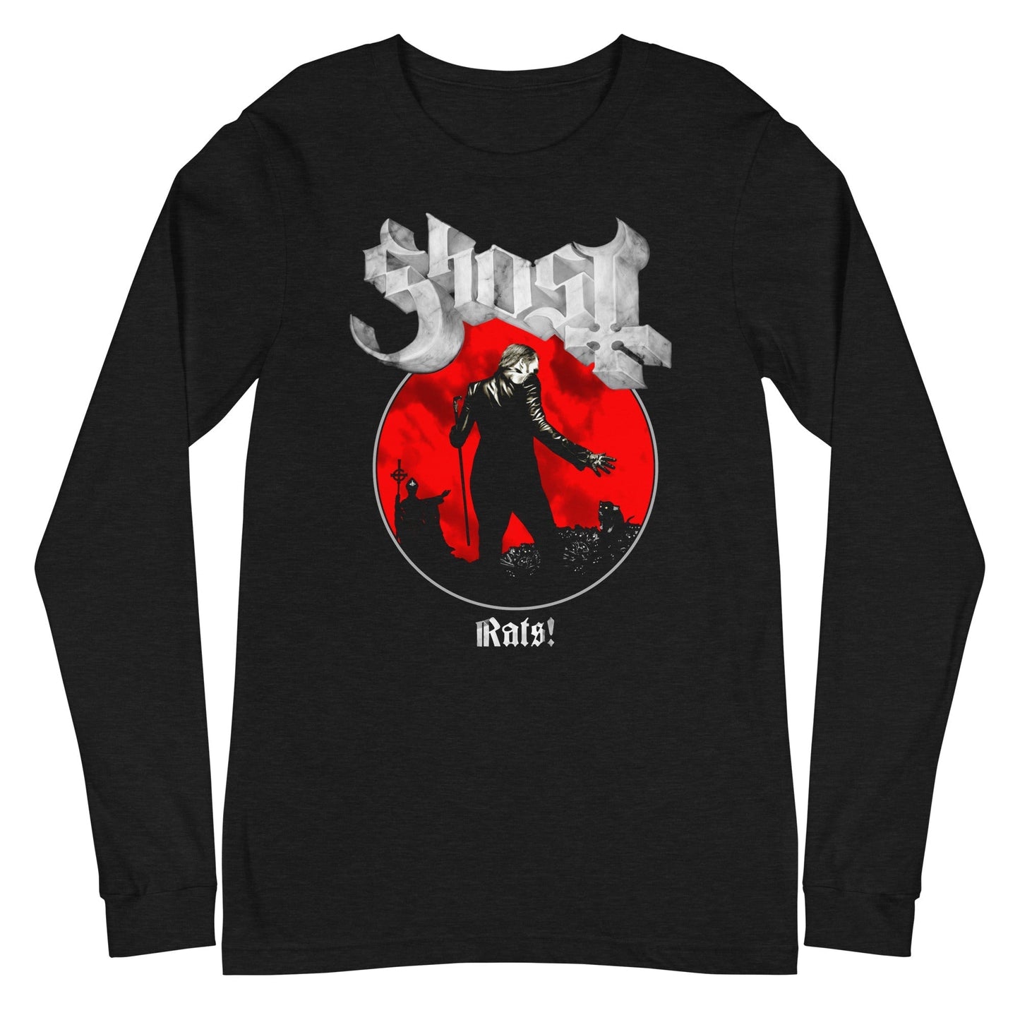 MerchMoment Ghost - Rats! Long Sleeve T-Shirt [Apparel] Black
