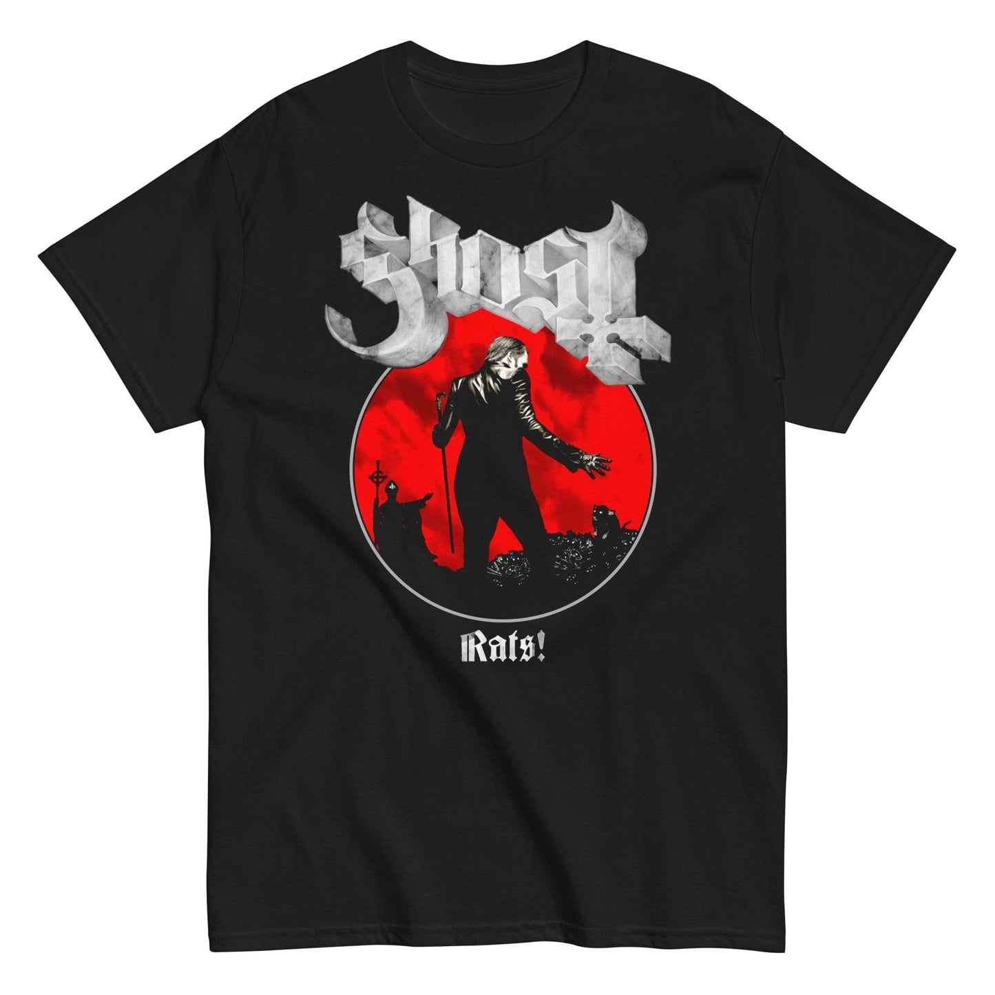 MerchMoment Ghost - Rats! T-Shirt [Apparel] Black