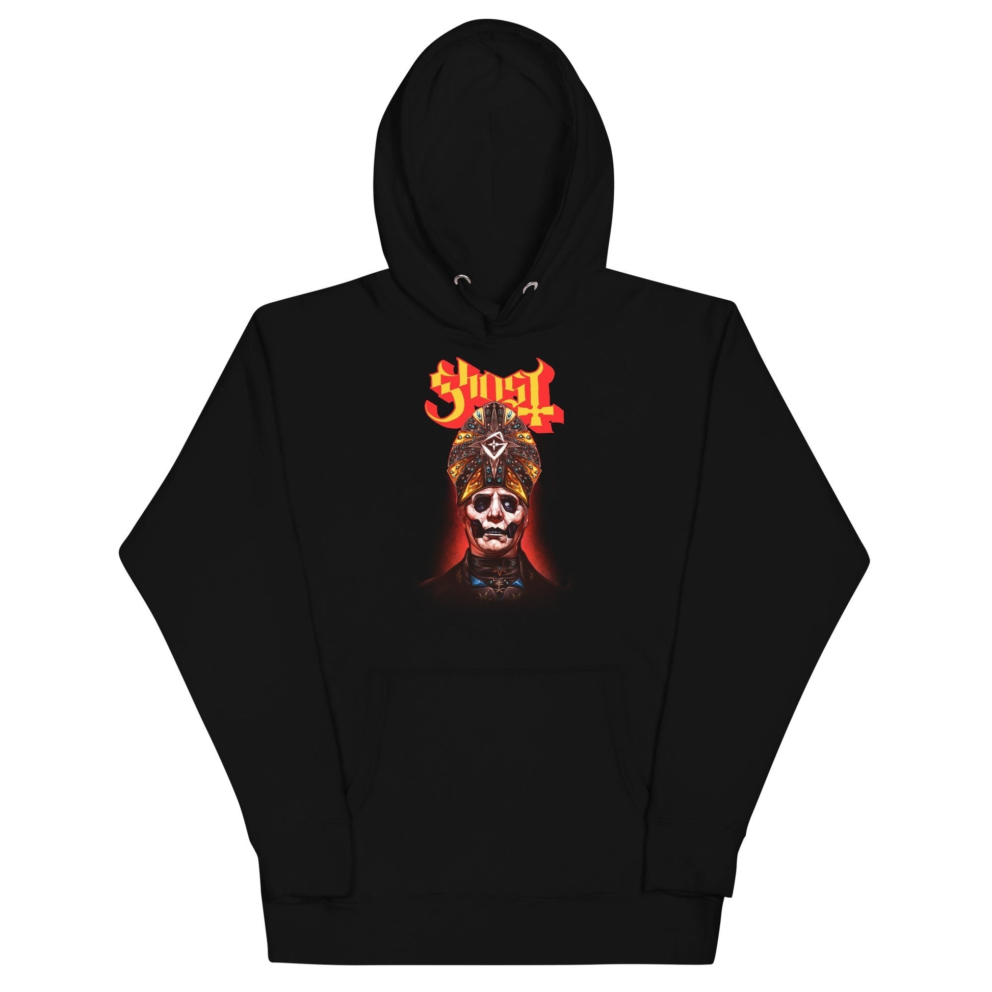 MerchMoment Ghost - Red Glow Hoodie [Apparel] Black
