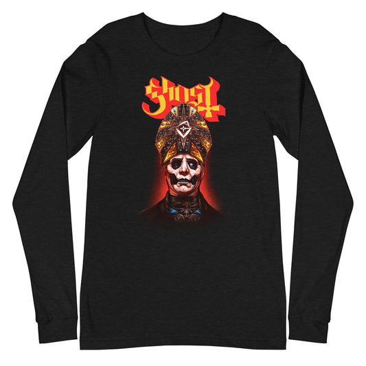 MERCHMOMENT Ghost - Red Glow Long Sleeve T-Shirt [Apparel] - Rock Band Apparel
