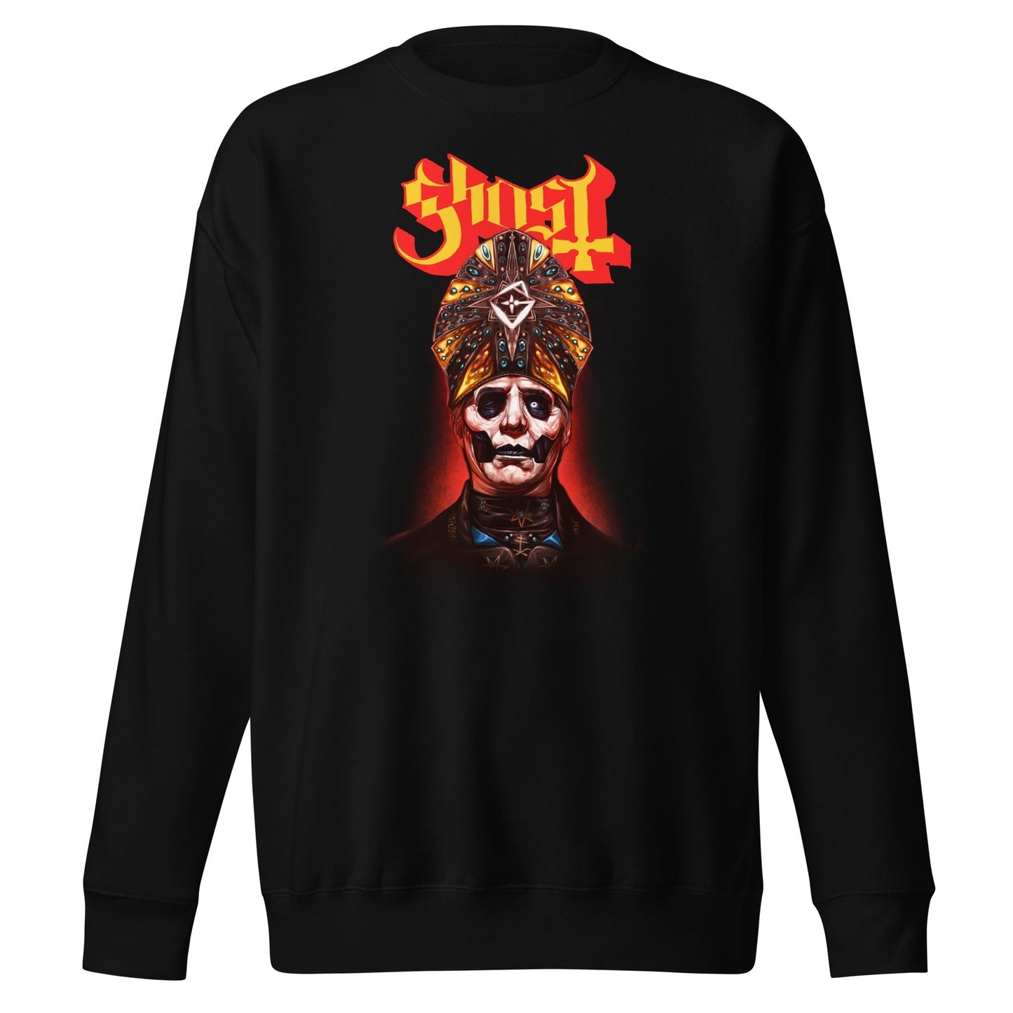 MERCHMOMENT Ghost - Red Glow Sweatshirt [Apparel] - Rock Band Apparel