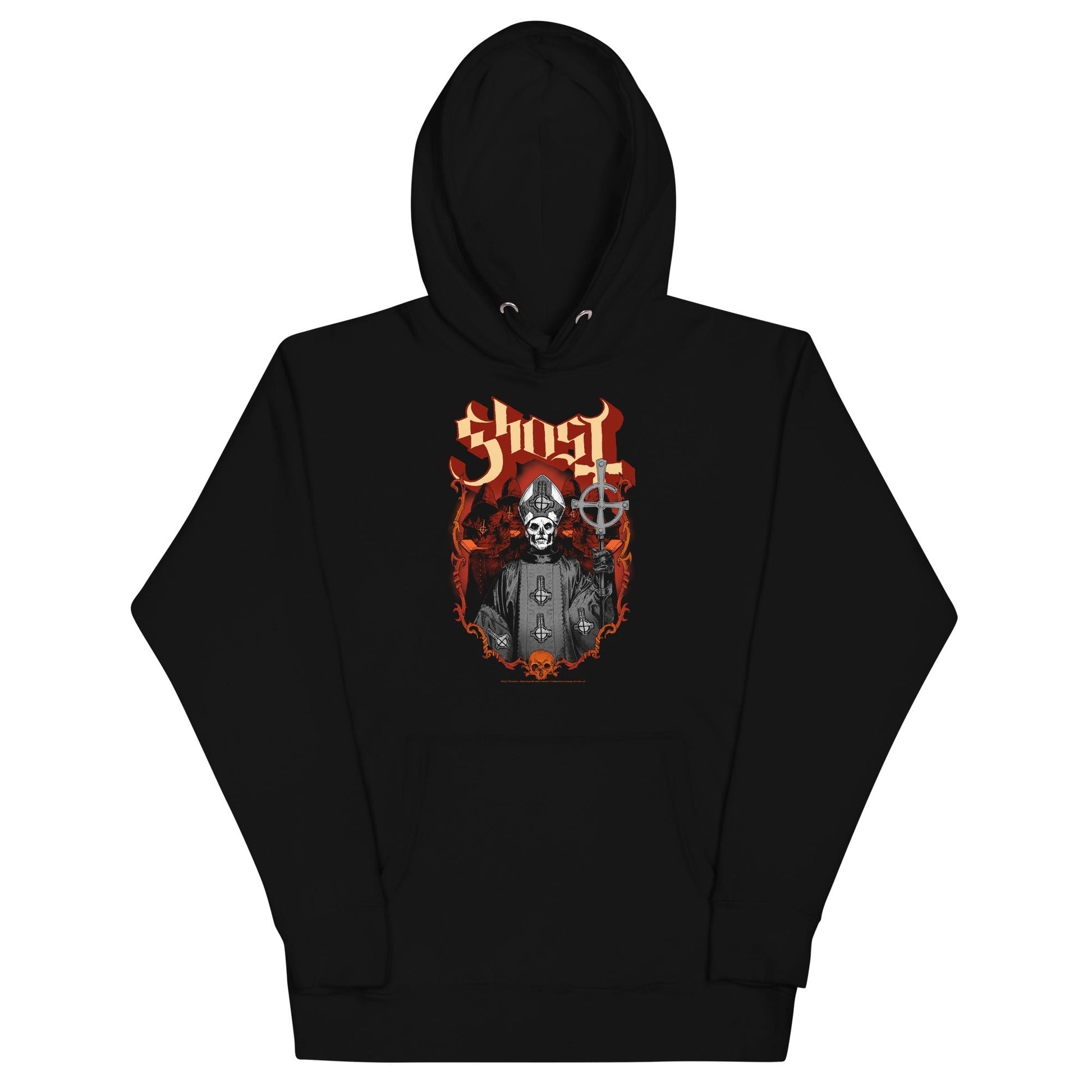 MerchMoment Ghost - Skull and Robes Hoodie [Apparel] Black