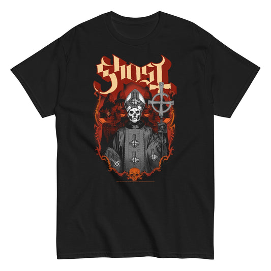 MERCHMOMENT Ghost - Skull and Robes T-Shirt [Apparel] - Rock Band Apparel