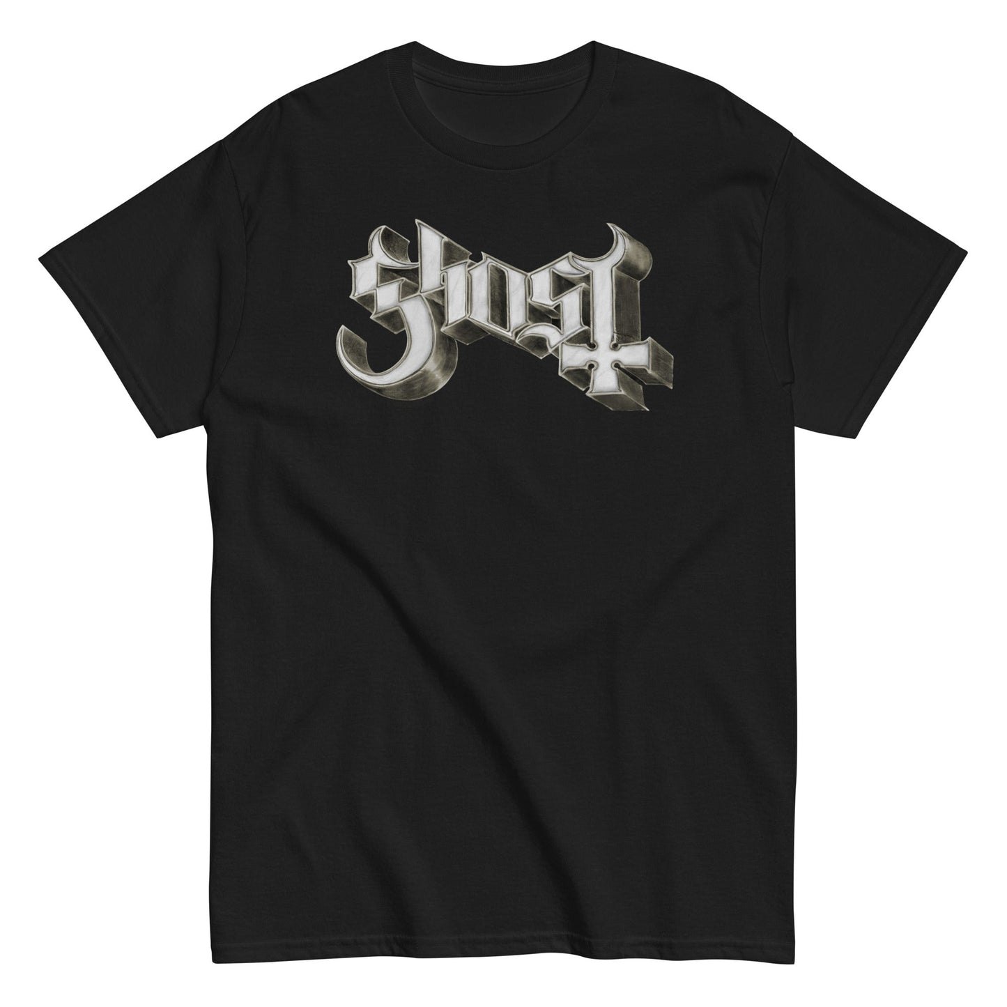 MERCHMOMENT Ghost - Sliver Logo T-Shirt [Apparel] - Rock Band Apparel