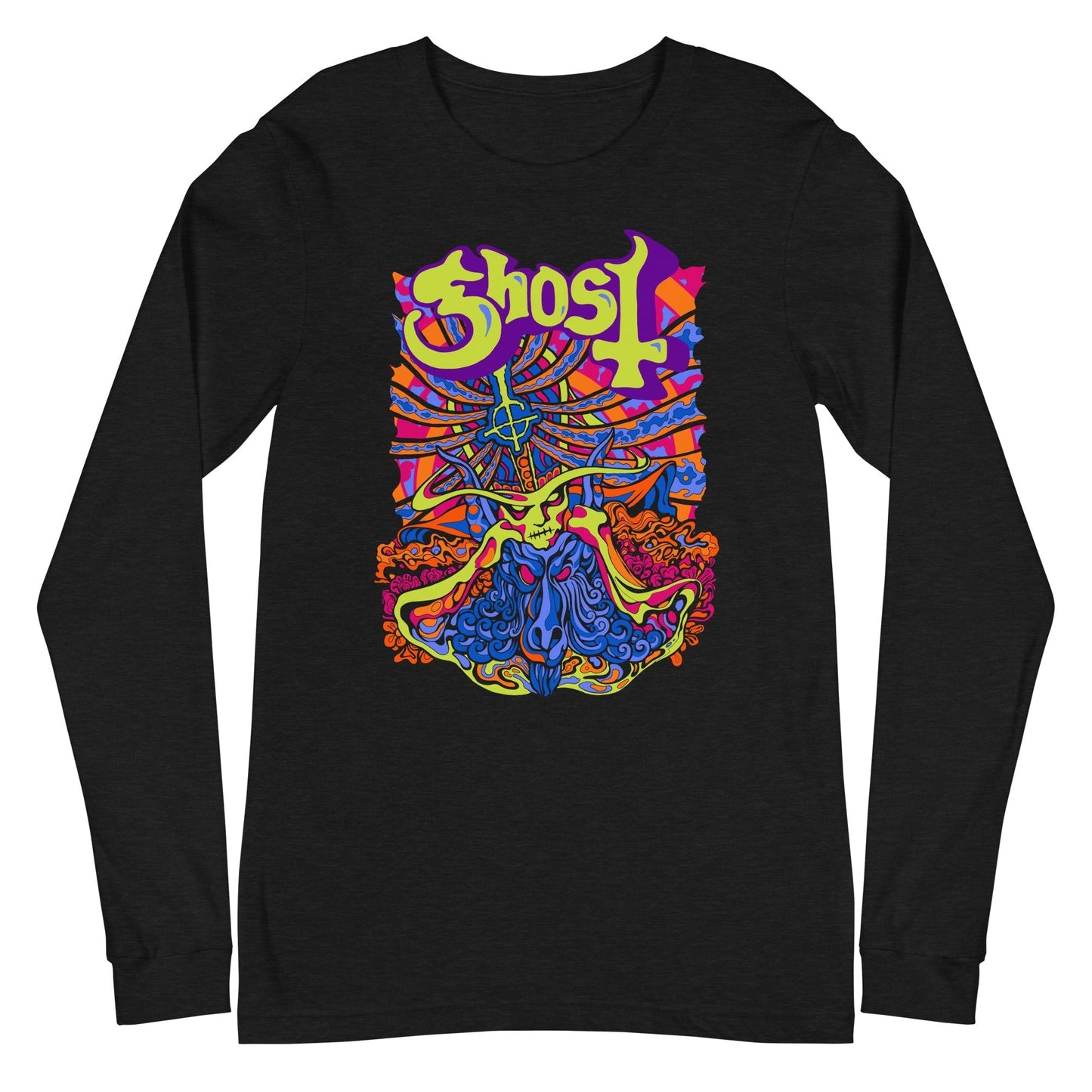 MERCHMOMENT Ghost - Stained Glass Long Sleeve T-Shirt [Apparel] - Rock Band Apparel