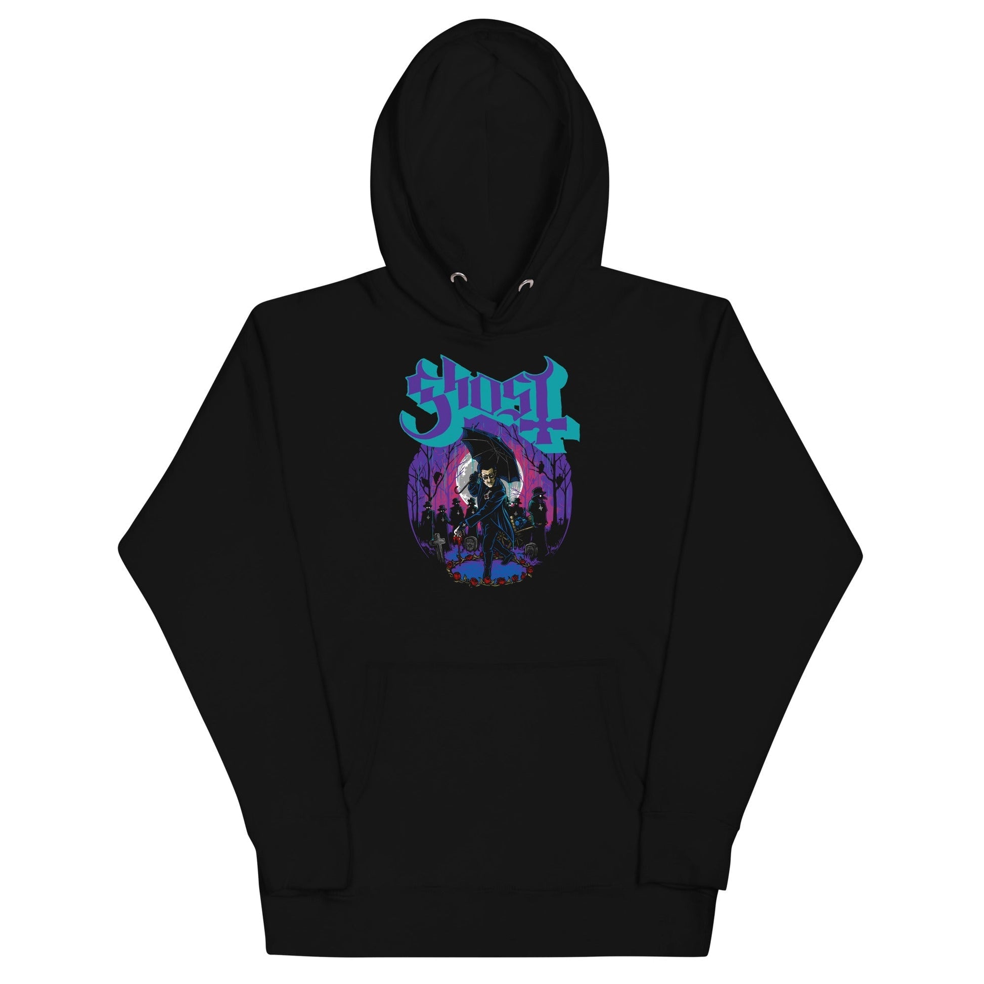 MerchMoment Ghost - Umbrella Hoodie [Apparel] Black